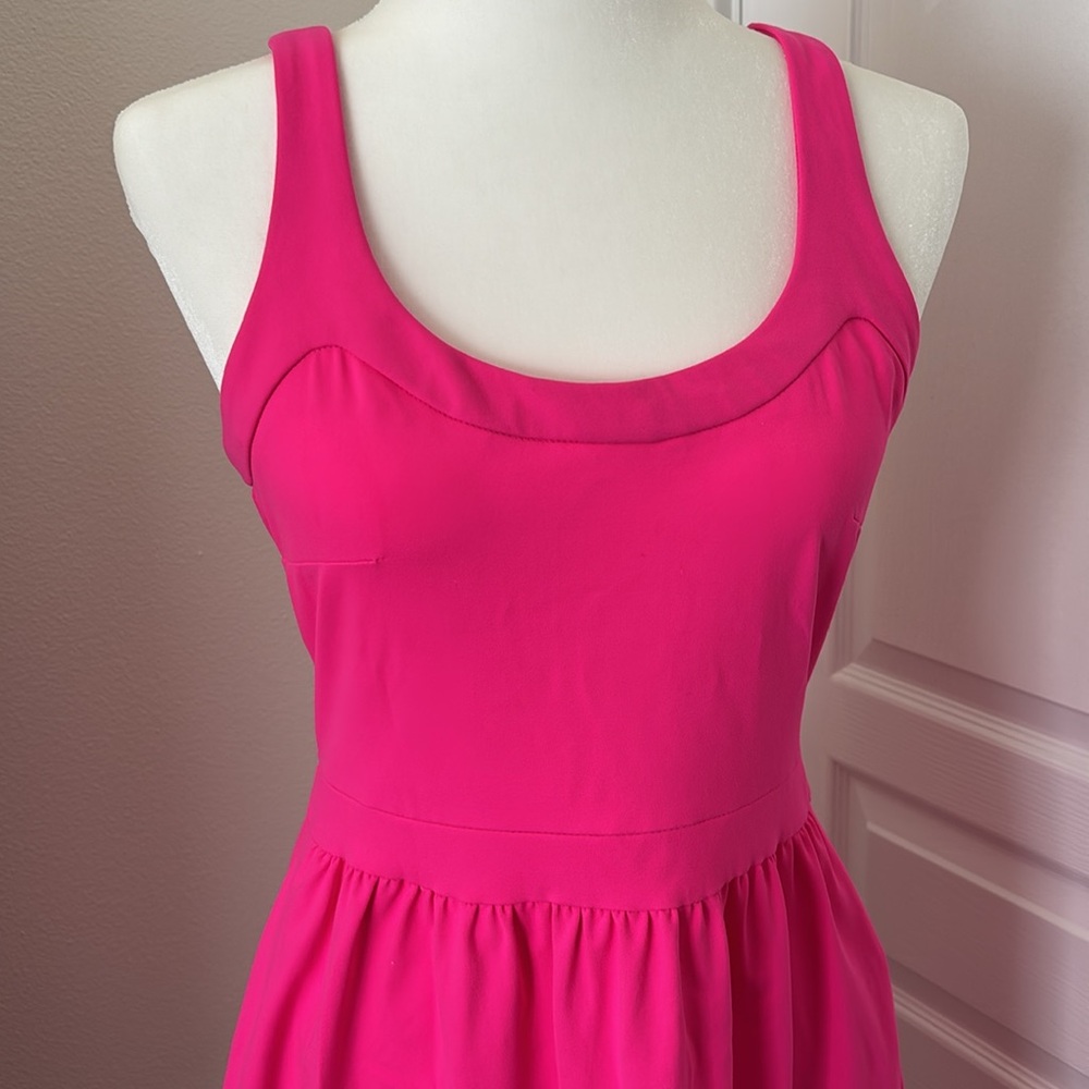 CYNTHIA ROWLEY Hot Pink Dress - Small - Picture 3 of 7